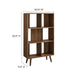Modway Transmit 5 Shelf Wood Grain Bookcase - View 19