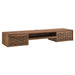 Modway Merit 60" Wall Mount Wood Office Desk in Brown