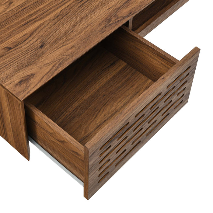 Modway Merit 60" Wall Mount Wood Office Desk - Features