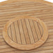 Wellspring 63" Outdoor Patio Teak Wood Dining Table - view 6
