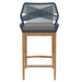 Wellspring Outdoor Patio Teak Wood Bar Stool - view 7