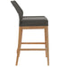 Wellspring Outdoor Patio Teak Wood Bar Stool - view 12