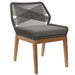 Wellspring Outdoor Patio Teak Wood Dining Chair - view 9