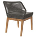 Wellspring Outdoor Patio Teak Wood Dining Chair - view 13
