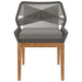Wellspring Outdoor Patio Teak Wood Dining Chair - view 14