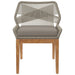 Wellspring Outdoor Patio Teak Wood Dining Chair - view 21