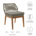 Wellspring Outdoor Patio Teak Wood Dining Chair - view 17