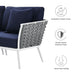 Stance Outdoor Patio Aluminum Small Sectional Sofa - view 16