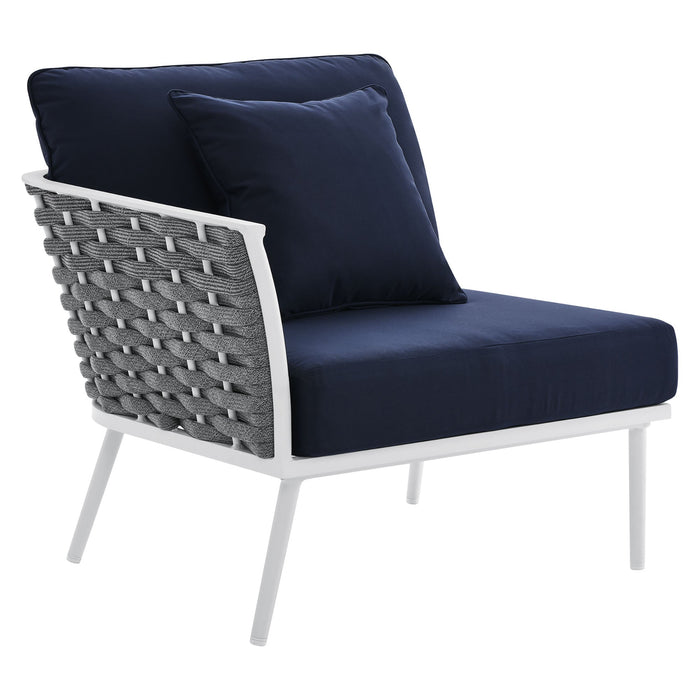Stance Outdoor Patio Aluminum Small Sectional Sofa - view 19