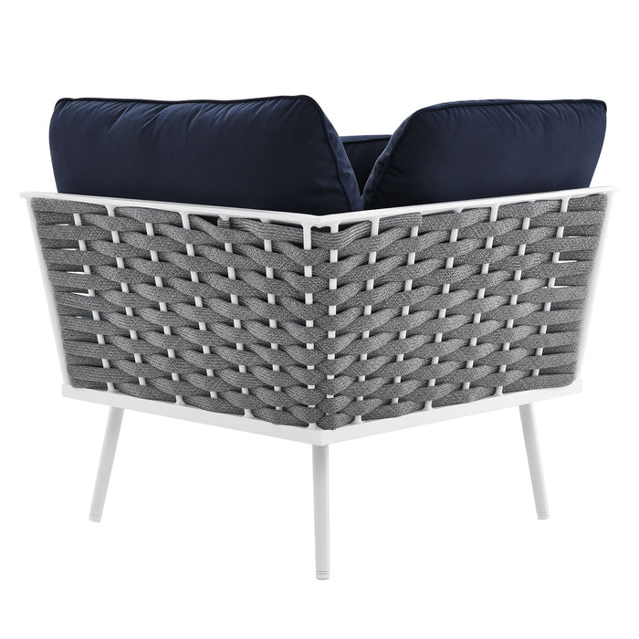 Stance Outdoor Patio Aluminum Small Sectional Sofa - view 24