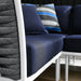 Stance Outdoor Patio Aluminum Large Sectional Sofa by Modway - view 19