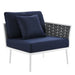 Stance Outdoor Patio Aluminum Large Sectional Sofa by Modway - view 22