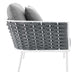 Stance 8 Piece Outdoor Patio Aluminum Sectional Sofa Set by Modway - control panel detail