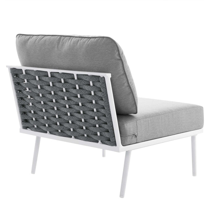 Stance 8 Piece Outdoor Patio Aluminum Sectional Sofa Set by Modway - product label