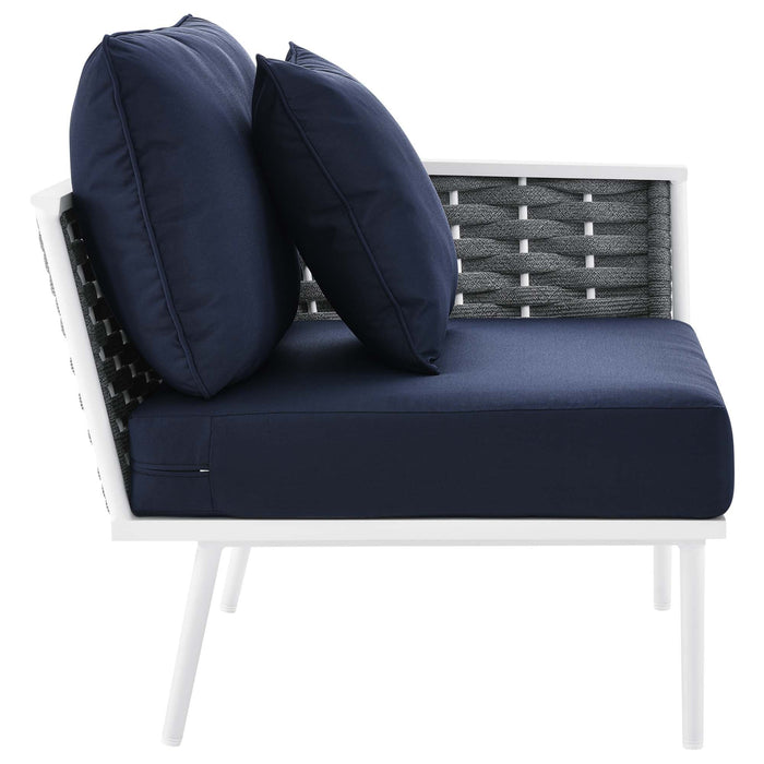 Stance 8 Piece Outdoor Patio Aluminum Sectional Sofa Set by Modway - view 30