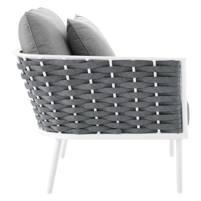 Stance 9 Piece Aluminum Outdoor Patio Aluminum Sectional Sofa Set by Modway - control panel detail
