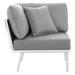 Stance 9 Piece Aluminum Outdoor Patio Aluminum Sectional Sofa Set by Modway - accessory view