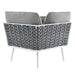 Stance 9 Piece Aluminum Outdoor Patio Aluminum Sectional Sofa Set by Modway - view 16