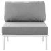 Stance 9 Piece Aluminum Outdoor Patio Aluminum Sectional Sofa Set by Modway - view 17