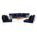 Stance 9 Piece Aluminum Outdoor Patio Aluminum Sectional Sofa Set by Modway - view 25