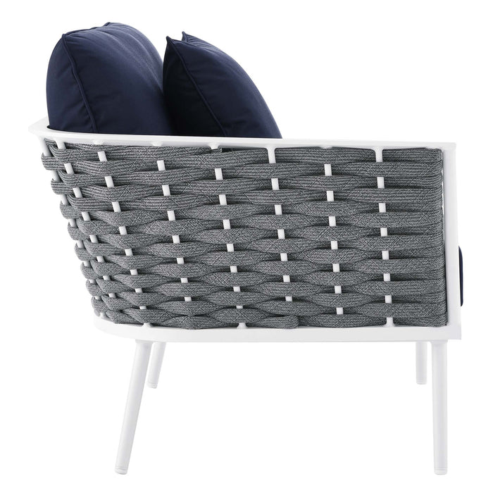 Stance 9 Piece Aluminum Outdoor Patio Aluminum Sectional Sofa Set outdoor patio furniture set seating detail