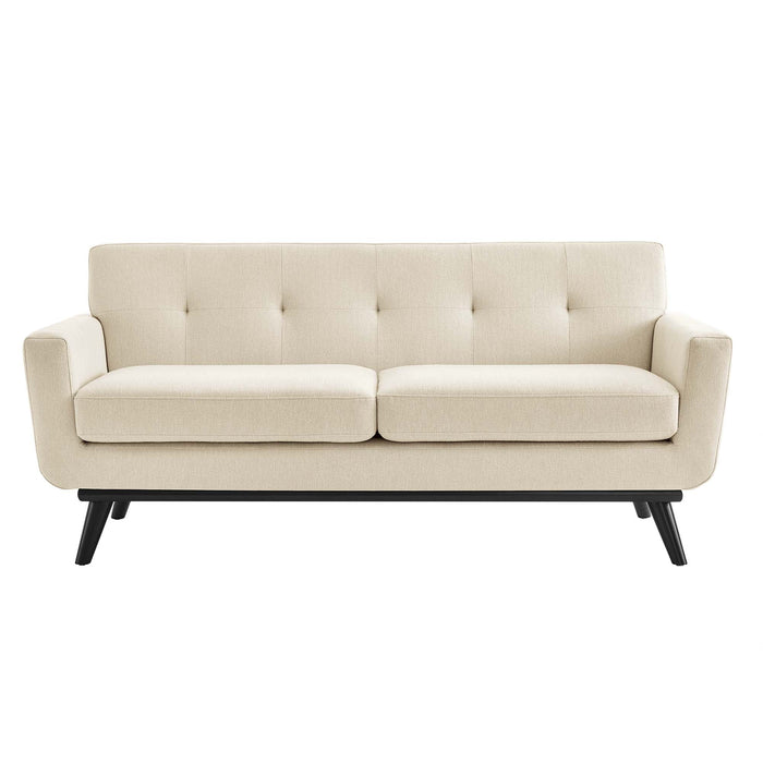 Engage Herringbone Fabric Loveseat - view 7