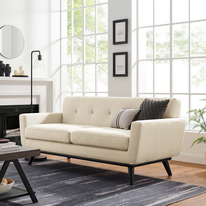 Engage Herringbone Fabric Loveseat - Modway \living\sectionals