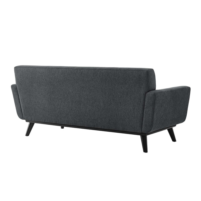 Engage Herringbone Fabric Loveseat - view 14