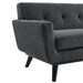 Engage Herringbone Fabric Loveseat - view 16
