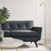 Engage Herringbone Fabric Loveseat - view 12