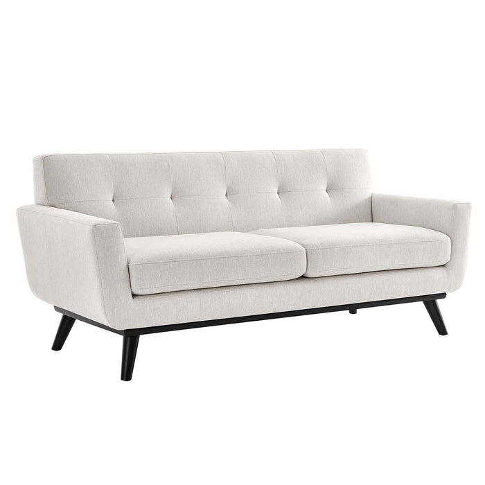 Engage Herringbone Fabric Loveseat - view 18