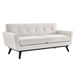 Engage Herringbone Fabric Loveseat - view 18