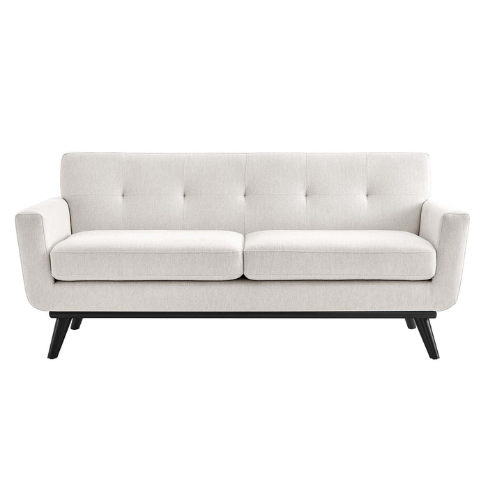 Engage Herringbone Fabric Loveseat - view 23