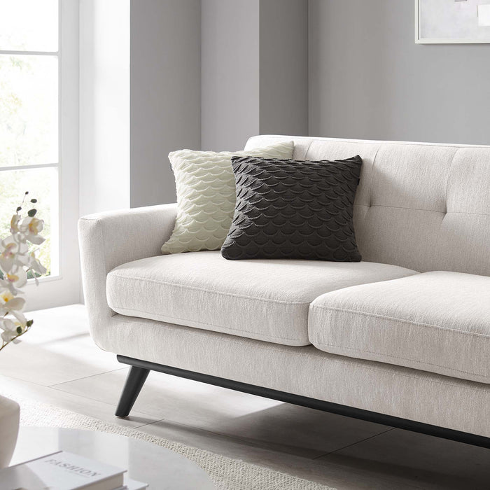 Engage Herringbone Fabric Loveseat - view 20
