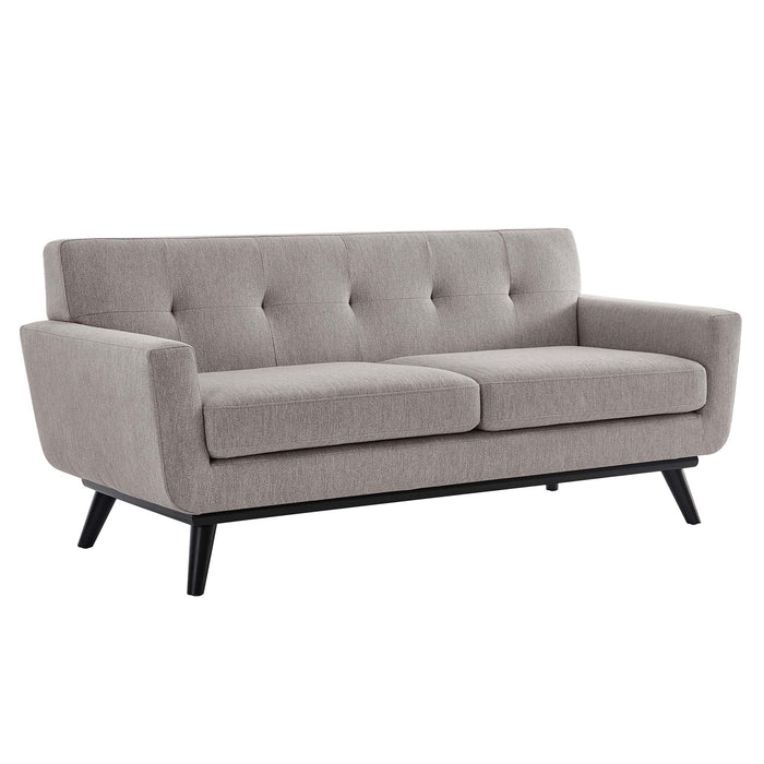 Engage Herringbone Fabric Loveseat - view 26