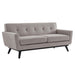 Engage Herringbone Fabric Loveseat - view 26