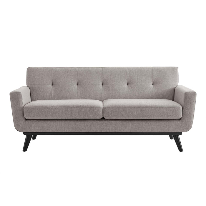 Engage Herringbone Fabric Loveseat - view 31
