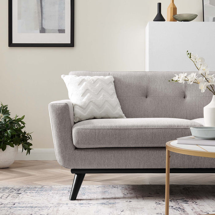 Engage Herringbone Fabric Loveseat - view 28