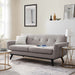 Engage Herringbone Fabric Loveseat - view 25