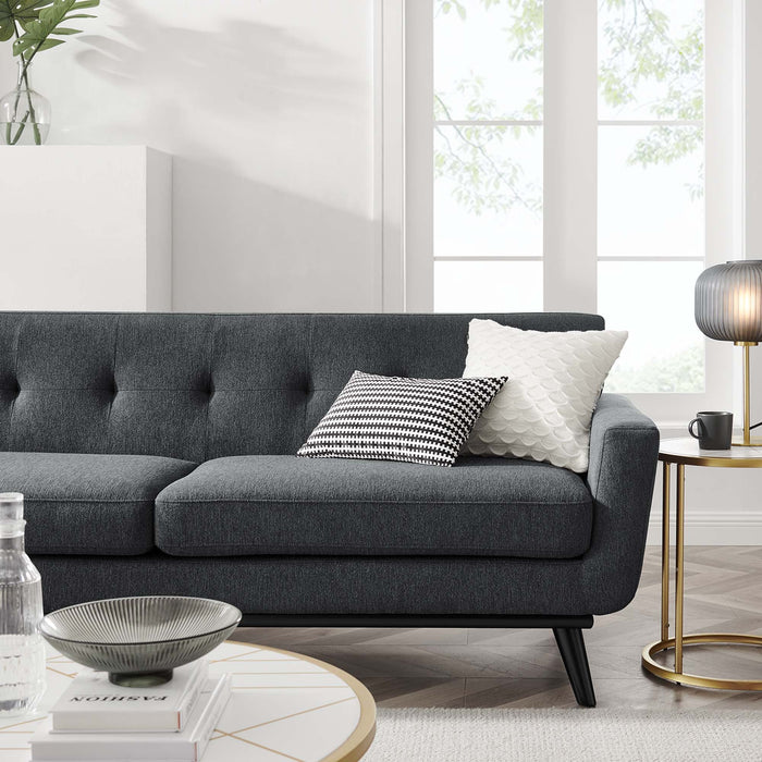 Engage Herringbone Fabric Sofa - view 12