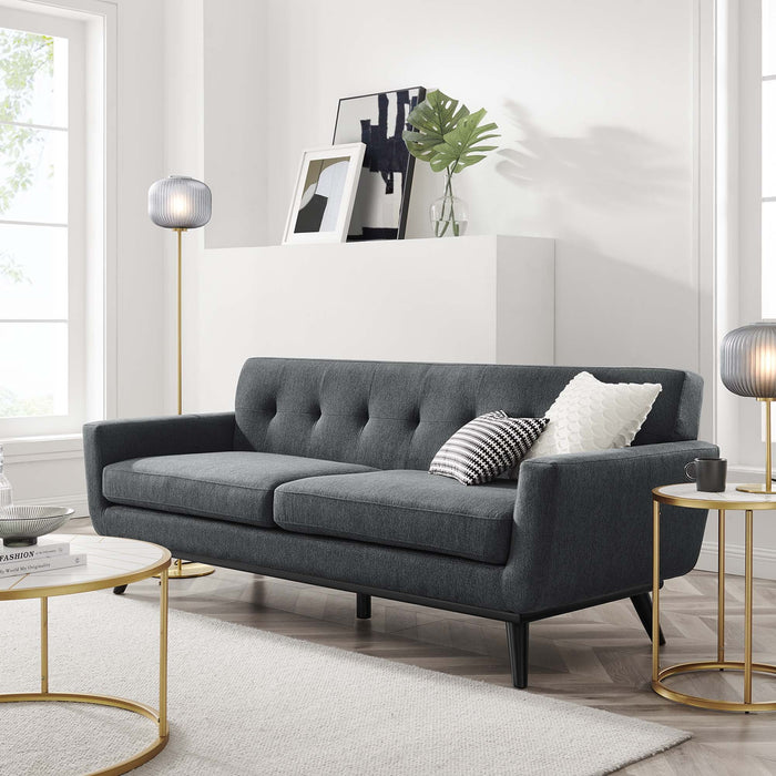 Engage Herringbone Fabric Sofa - view 9