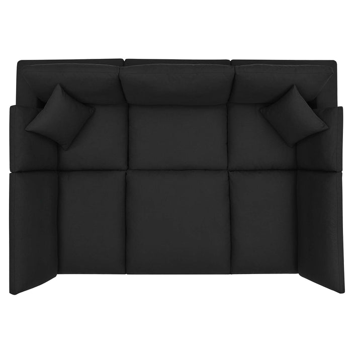 Commix 6-Piece Down Filled Overstuffed Sectional Sofa by Modway - installation view