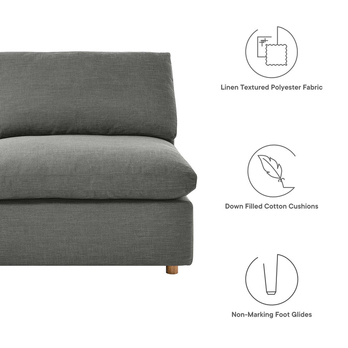 Commix 6-Piece Down Filled Overstuffed Sectional Sofa sectional sofa side view