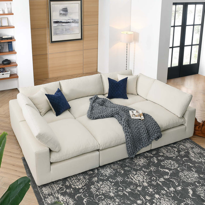 Commix 6-Piece Down Filled Overstuffed Sectional Sofa by Modway - view 16
