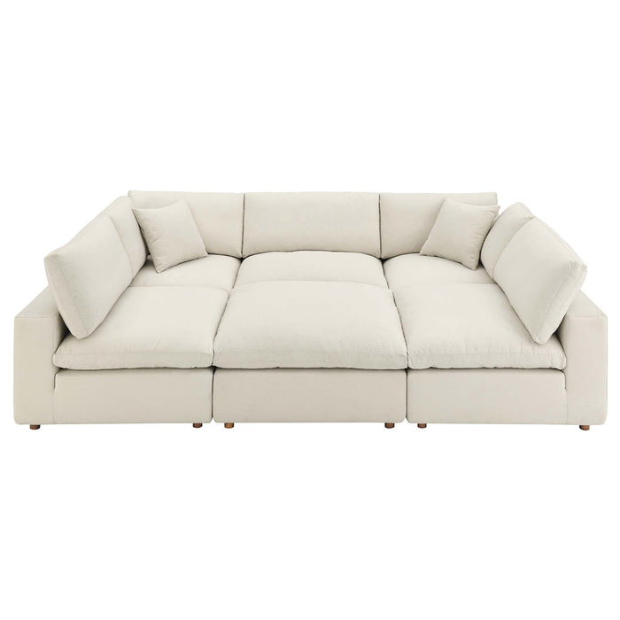 Commix 6-Piece Down Filled Overstuffed Sectional Sofa by Modway - view 17
