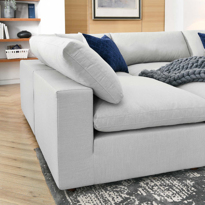 Commix 6-Piece Down Filled Overstuffed Sectional Sofa sectional sofa side view