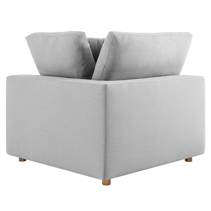 Commix 6-Piece Down Filled Overstuffed Sectional Sofa sectional sofa back view