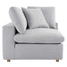 Commix 6-Piece Down Filled Overstuffed Sectional Sofa sectional sofa dimensions and measurements