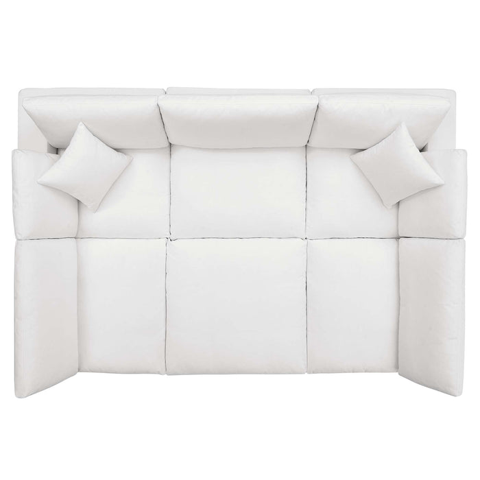Commix 6-Piece Down Filled Overstuffed Sectional Sofa sectional sofa detail close-up