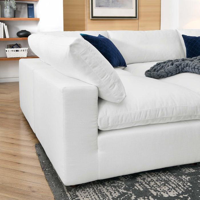 Commix 6-Piece Down Filled Overstuffed Sectional Sofa sectional sofa detail close-up